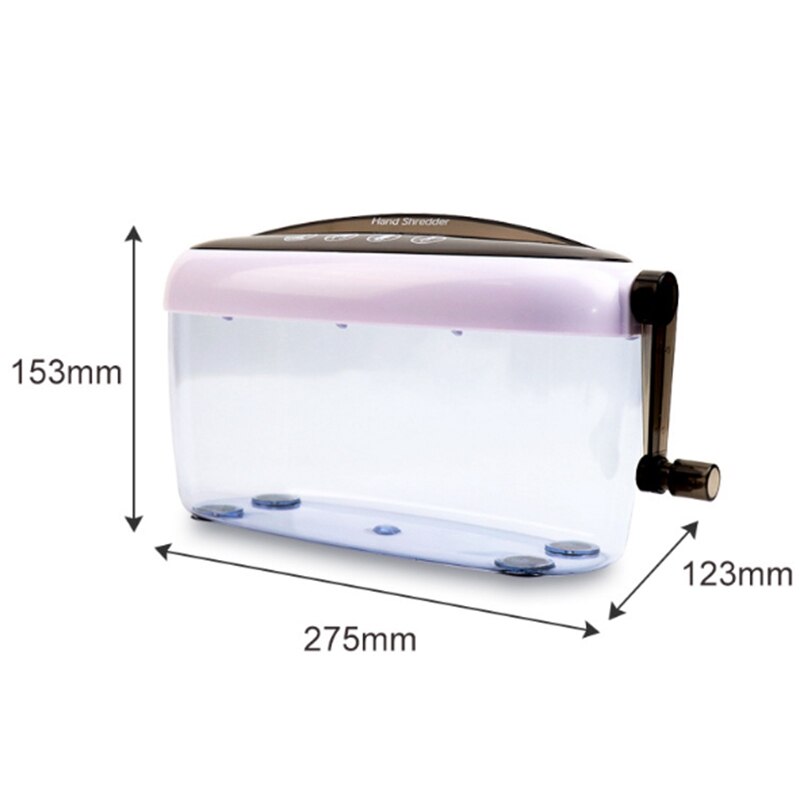 A4 mini wielofunkcyjna ręczna niszczarka papieru niszczyciel maszyna robić cięcia dokumentów papierowych
