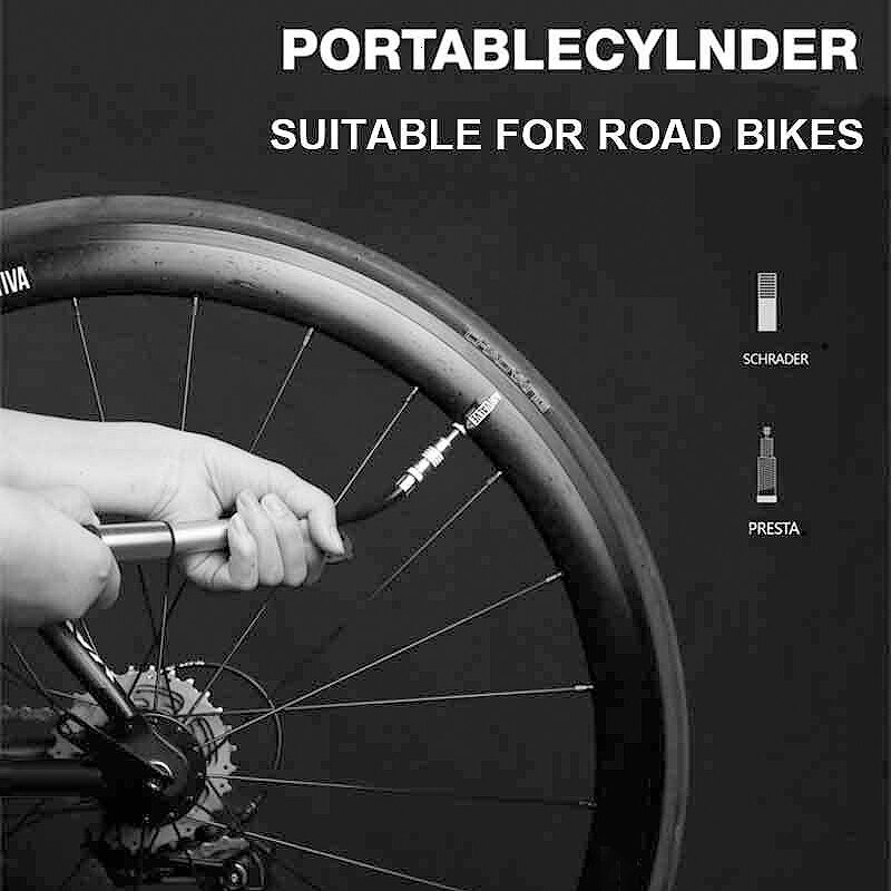 WILD MAN Aluminum Alloy Mini Bicycle Pump Mountain Bike Air Pump for XIAOMI M365 Electric Scooter Valve 100 Psi