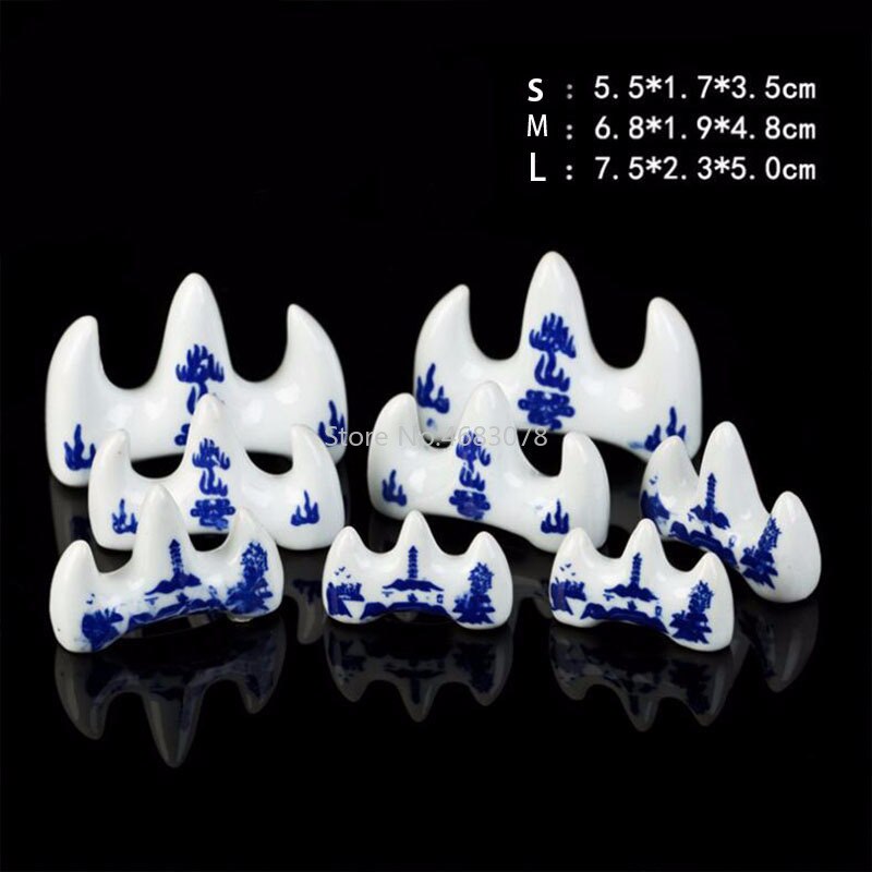 1 Pcs Chinese borstel Kalligrafie pen rack keramiek Multifunctionele Inkt Houder Schotel relatiegeschenken Chinese stijl decor L/S /M
