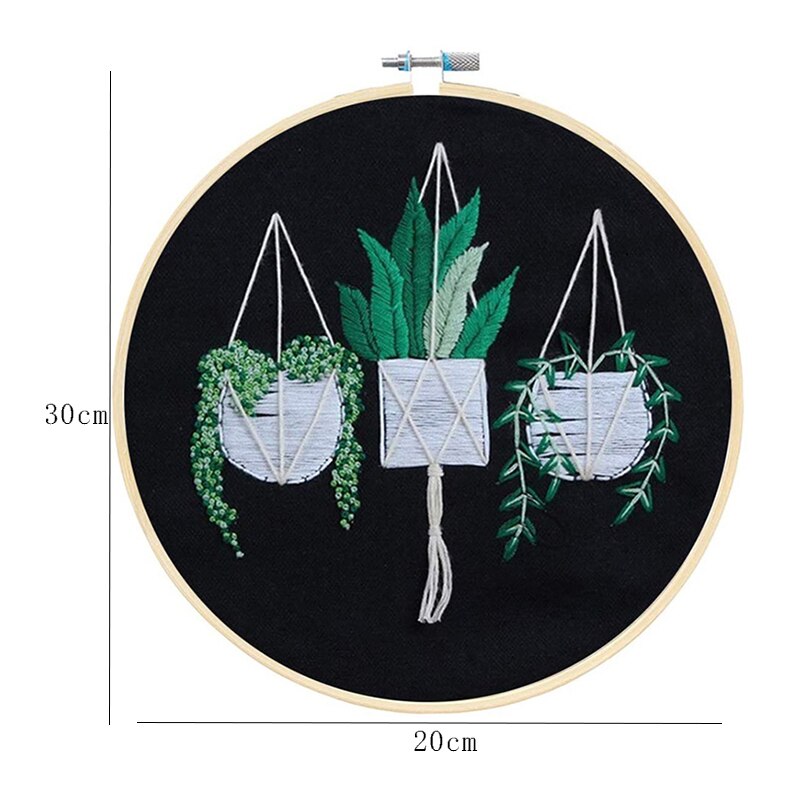 Cirkel broderisæt, broderisæt, håndarbejde broderi, korssting sæt, broderi til begyndere, diy kunst sy håndværk