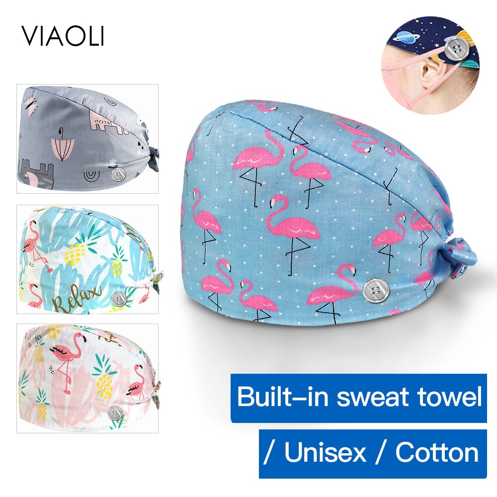 Wielokolorowy ręcznik robić ocierania potu oddychający flaming wydrukowano peeling czapka z opaską mężczyźni kobiety sekcja pielęgnacja zwierząt domowych pielęgnacja pracy kapelusze