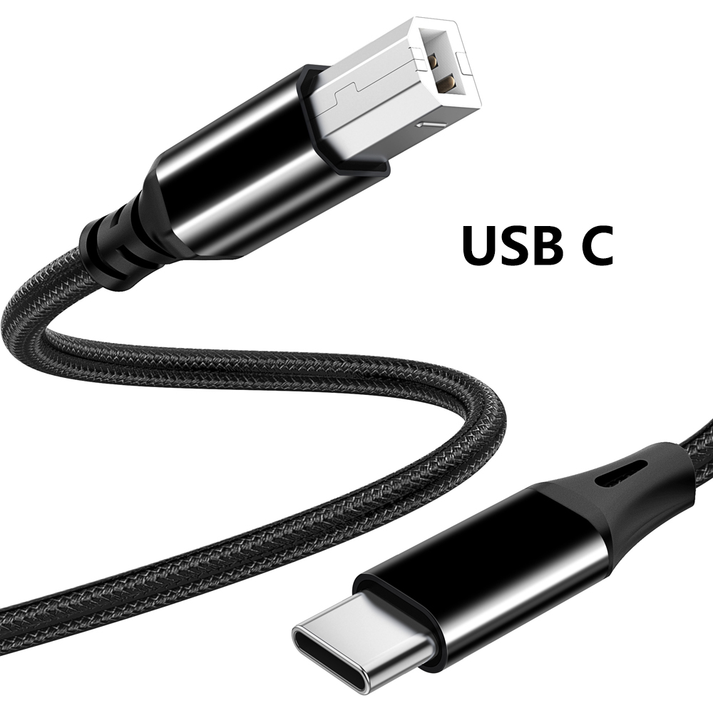 Adaptador de 8 pines a MIDI para Lightning iPhone 14 iPad a tipo B Cable USB macho a macho interfaz de Audio de instrumento de música electrónica: Rosa / 1,5 m