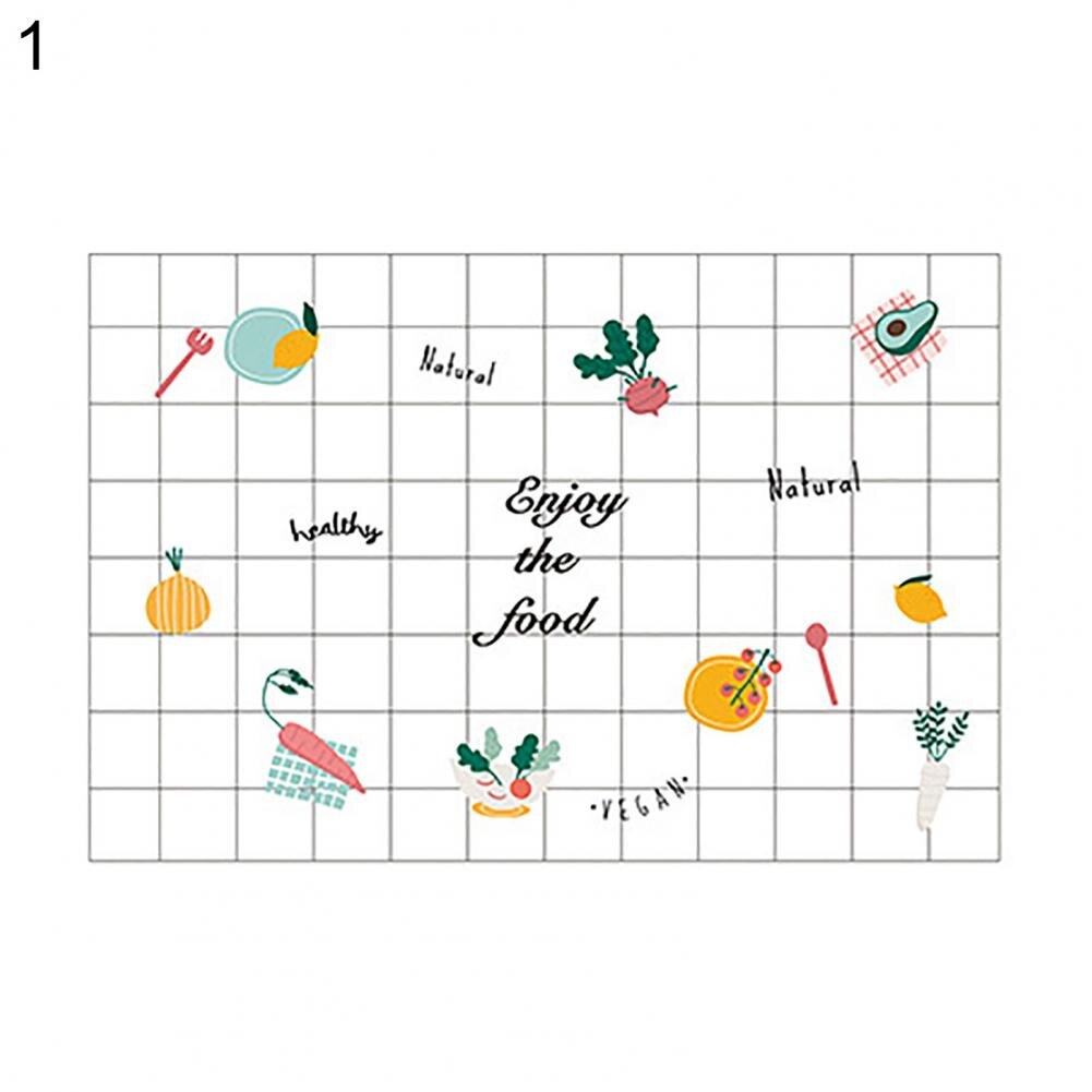 SALES！！！Anti Oil Wall Sticker Foil Decal Prevent Fumes Moistureproof Home Kitchen Decor: 1