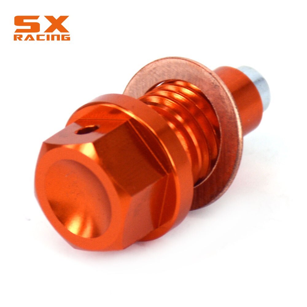 M12*1.5 Magnetic Frame Oil Drain Plug Bolt Screw For KTM SX XC XCF XCW SXF EXC EXCF 125 200 250 300 350 450 530 SMR Duke 450-690