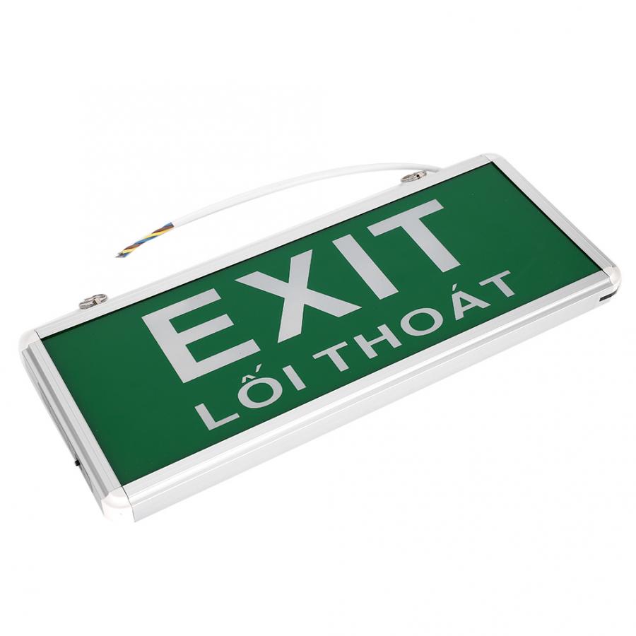 LED Emergency Exit Lighting Sign Safety Indicator 220V Vietnamese + English Emergency Lighting