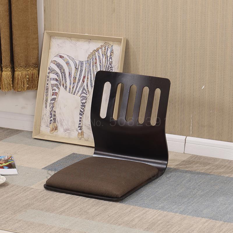Tatami et chambre chaise lit ordinateur chaise simple sans jambes dossier chaise tabouret japonais et coréen paresseux Qumu flotteur fenêtre chaise: same as picture11