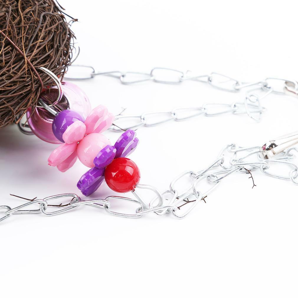 Parrot Bird Swing Hanging Chew Toys Parakeet Budgie Cockatiel Nest Hammock