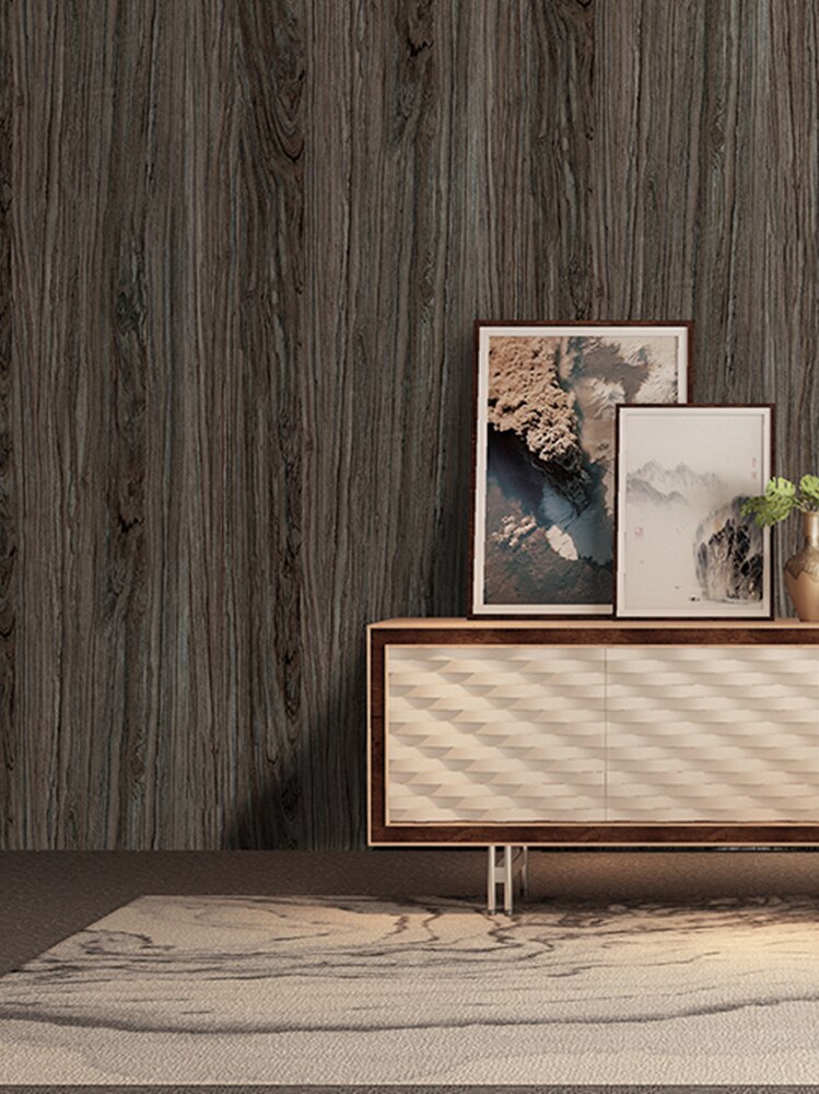 Papel tapiz de grano de madera, película de vinilo autoadhesiva para Peel And Stick para muebles, armario, estante de papel para encimera