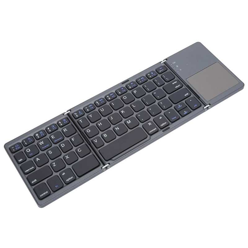 touch pad mouse touch pad keyboard Wireless Foldable Keyboard for Bluetooth PC Laptop Portable Triple Folding Keyboard touch