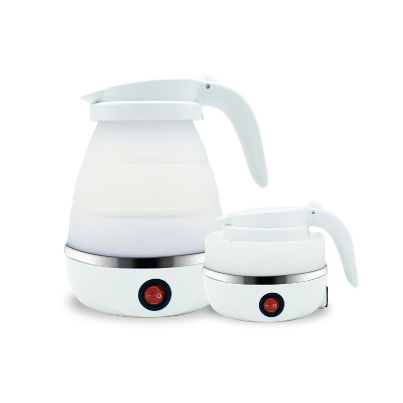 Silicone Water Kettle Mini Folding Water Boiler Electric Kettles Portable Travel Coffee Milk Heated Tourist Teapot