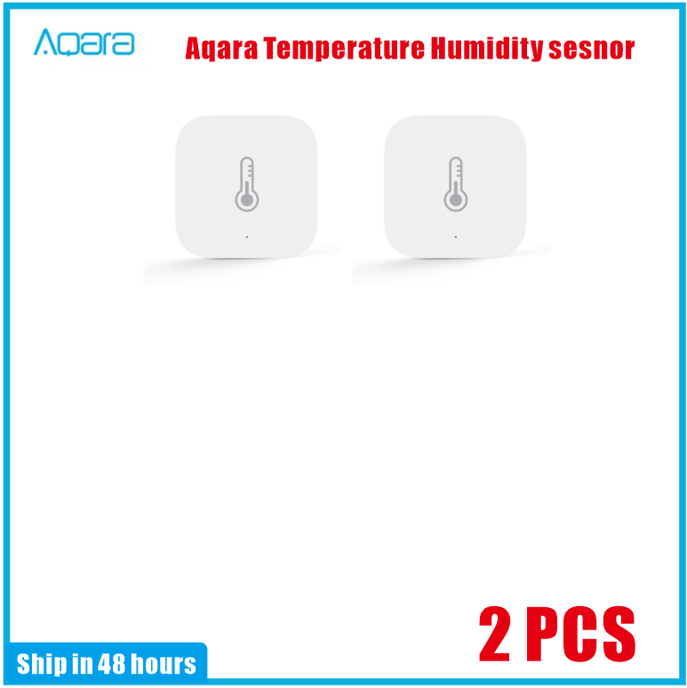 Aqara smart lufttrykk temperatur fuktighet miljø aqara sensor fungerer for xiaomi hjem android ios app kontroll homekit: 2 stk