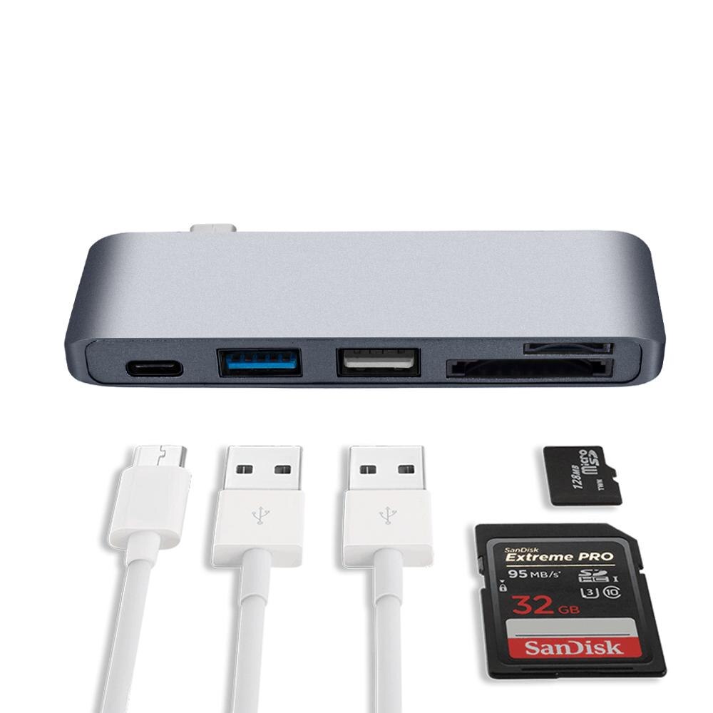 Usb c hub usb splitter usb3.0 typ c usb splitter expander für Samsung S9/S8 Huawei P20 macbook