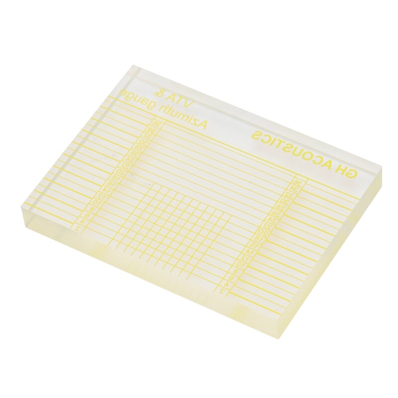 Protractor VTA Set, Turntable Phonograph LP Phonograph Cartridge Stylus Alignment Adjustment Tool,Contrast Protractor