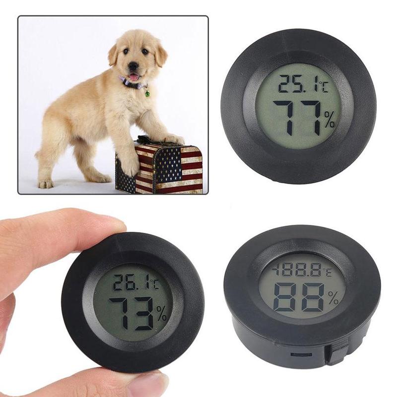 Mini Lcd Thermometer Hygrometer Praktische Digitale Indoor Lcd Hygrometer Vochtigheid Ronde Display Thermometer Panelen Tempera T9Y3