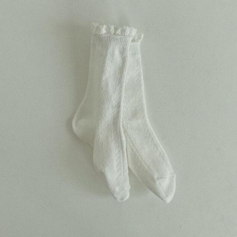 Tornozelo do vintage meias de renda para meninas malha meias curtas primavera outono infantil crianças dança meias crianças presente natal skarpety: white / 5 to 8t