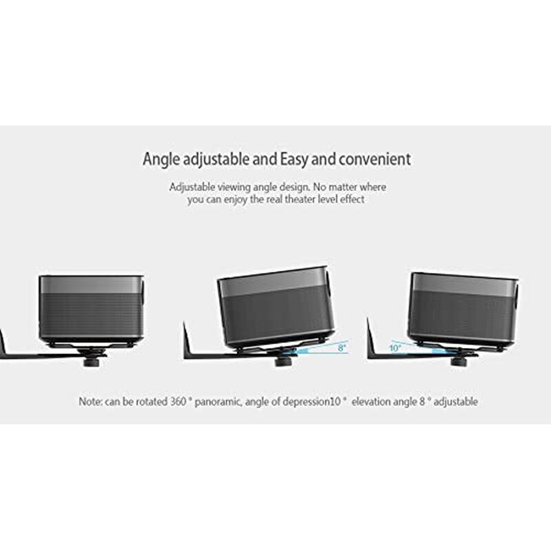 Projector Wall Mount X-Wall Projector Bracket Wall Frame Projector Angle Adjustable for XGIMI H2/ H3 / Z6X/Z8X/CC