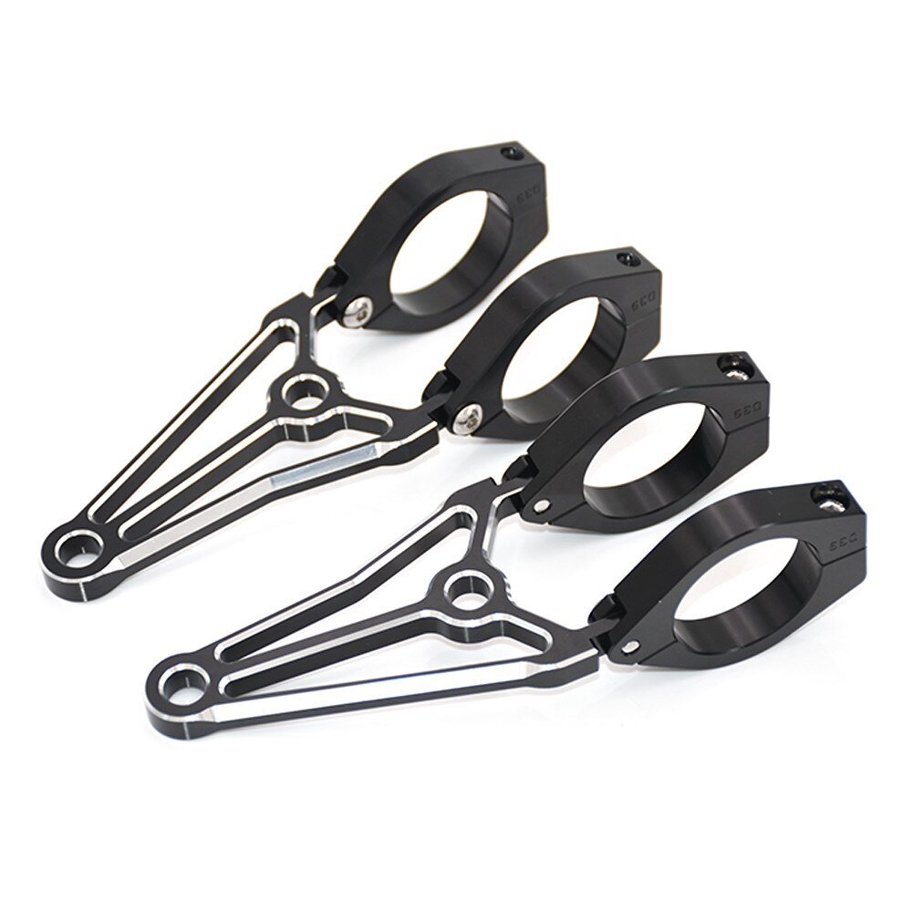 Pince de montage de phare de moto | 41mm, noir, support de montage de phare de moto, pinces de retournement pour Harley Yamaha Triumph