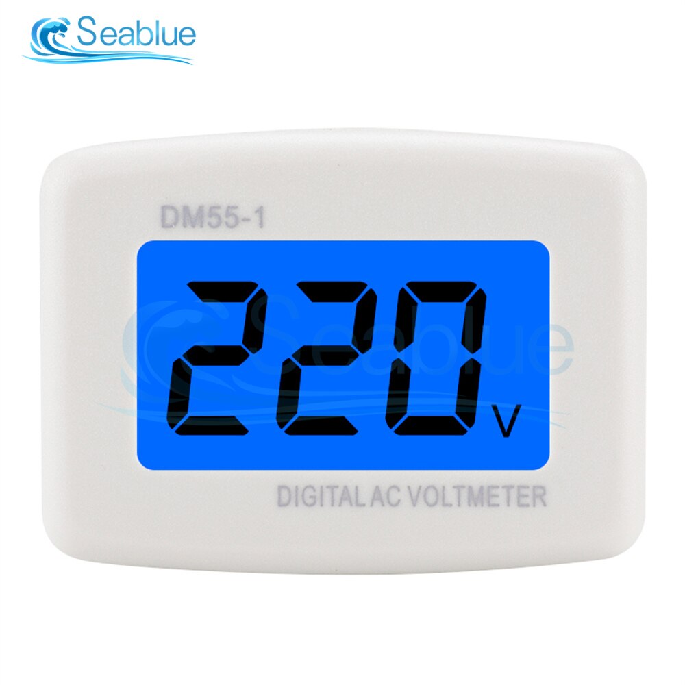 Voltmetro Digitale Da Spina Xrten DM55-1 - Misuratore Tensione AC 80-300V Con Display LCD