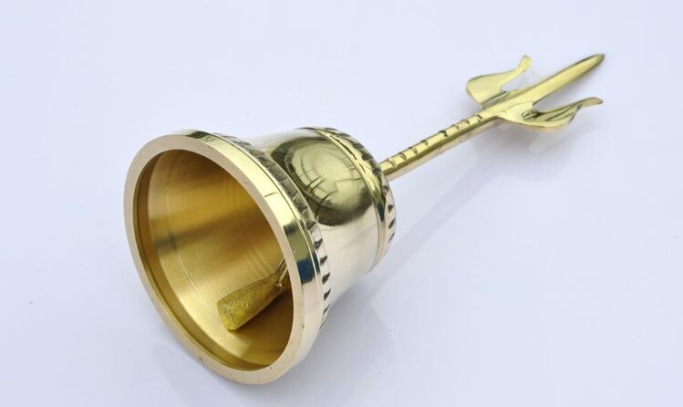 Taoism multiplikator förnödenheter taoistiska sanqing klockor buddhistiska musikinstrument handklocka trigeminusklocka