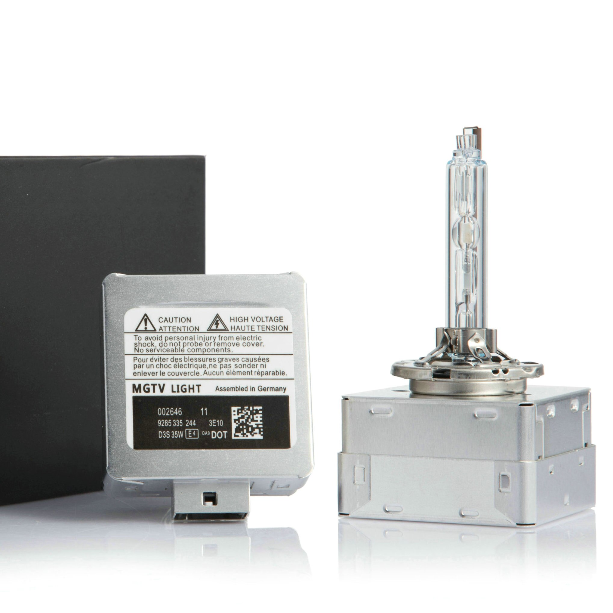 Luz UV de arranque rápido, superbrillante, alta potencia, , base metálica, lámpara de Xenón HID D1S D3S, Bombilla de xenón, blanco cálido, faro blanco para coche