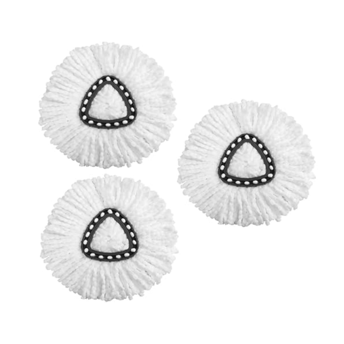 Upgraded Spin Mop Replace Scrub Brush Compatible with Vileda Turbo/Ocedar Mop System, Stiff Bristle Scrubbing Floor Scrubber: Dark Khaki