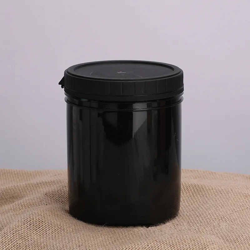 Lege 1000ml plastic potten met deksel voedselveilige bewaardoos luchtdichte verpakking fles 1 st.