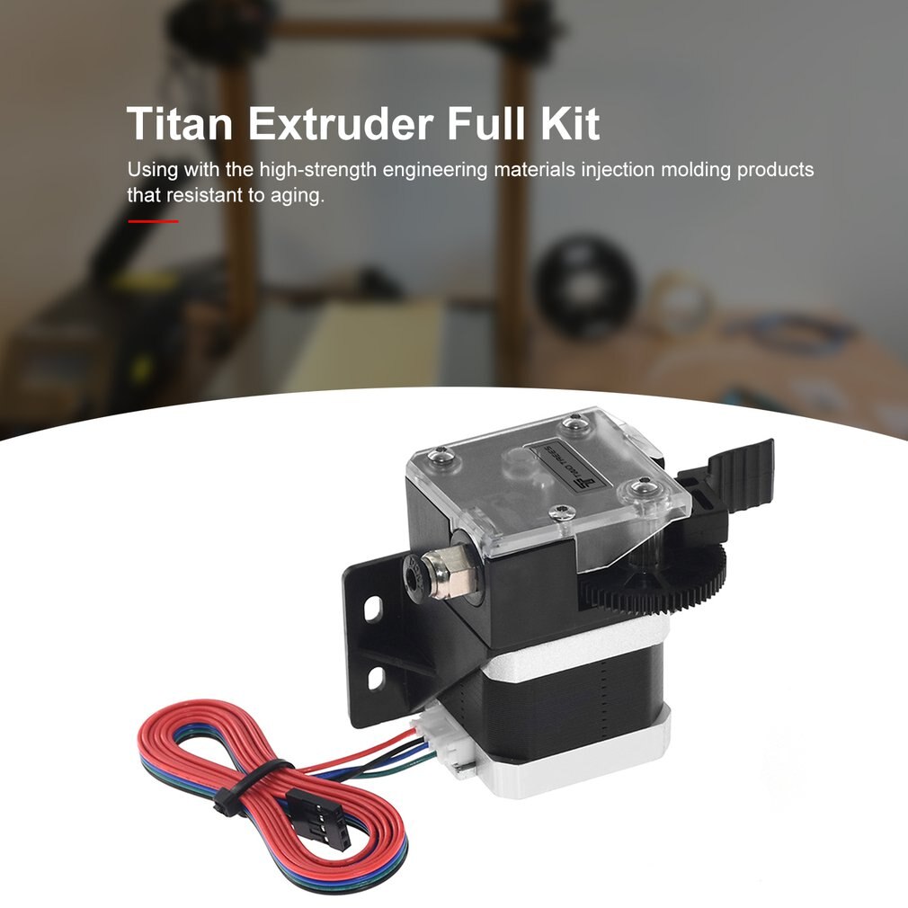 3d titan ekstruder komplet sæt med nema 17 trinmotor til 3d printerdele understøtter 1.75 direkte drev bowden monteringsbeslag