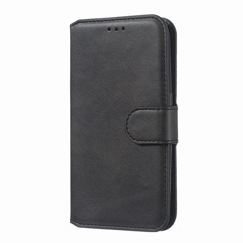 Case For Samsung Galaxy J1 Phone Cases Cover Leather Wallet Flip Coque For Samsung J120 Cover Vintage Business Shell Men: Black Case