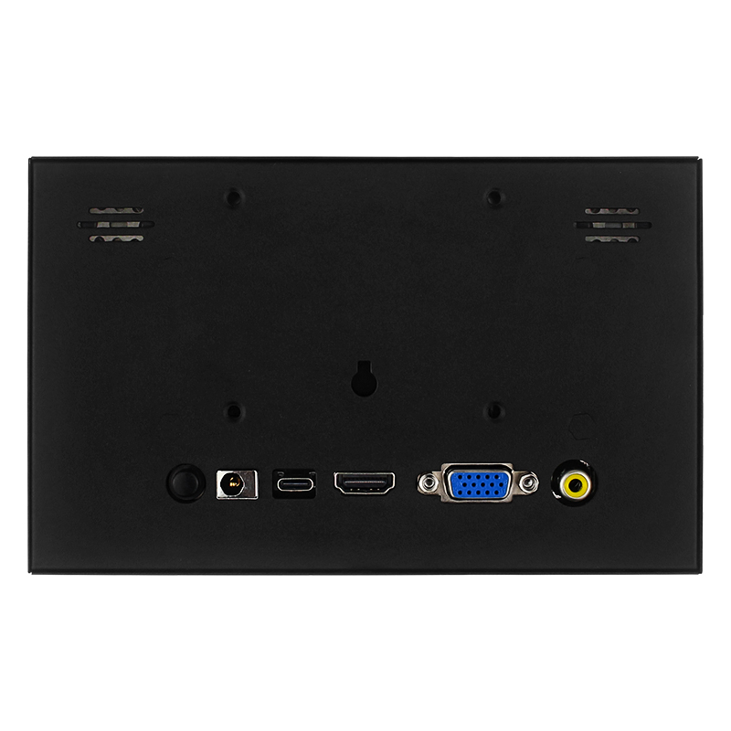 7 zoll Tragbare Bildschirm 1024x600 IPS LCD HDMI-kompatibel VGA AV Eingang DC Typ C Power Monitor für PC Laptop Kamera TV Box RPI