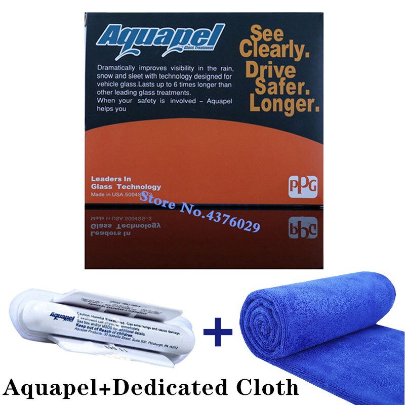 Aquapel näkymätön pyyhkimet auton pyyhin 1 pc yleinen anti sade auton tuulilasinpyyhkimet hylkii lasia vettä sade hylkivä: Vähittäismyyntipakkaukset 02