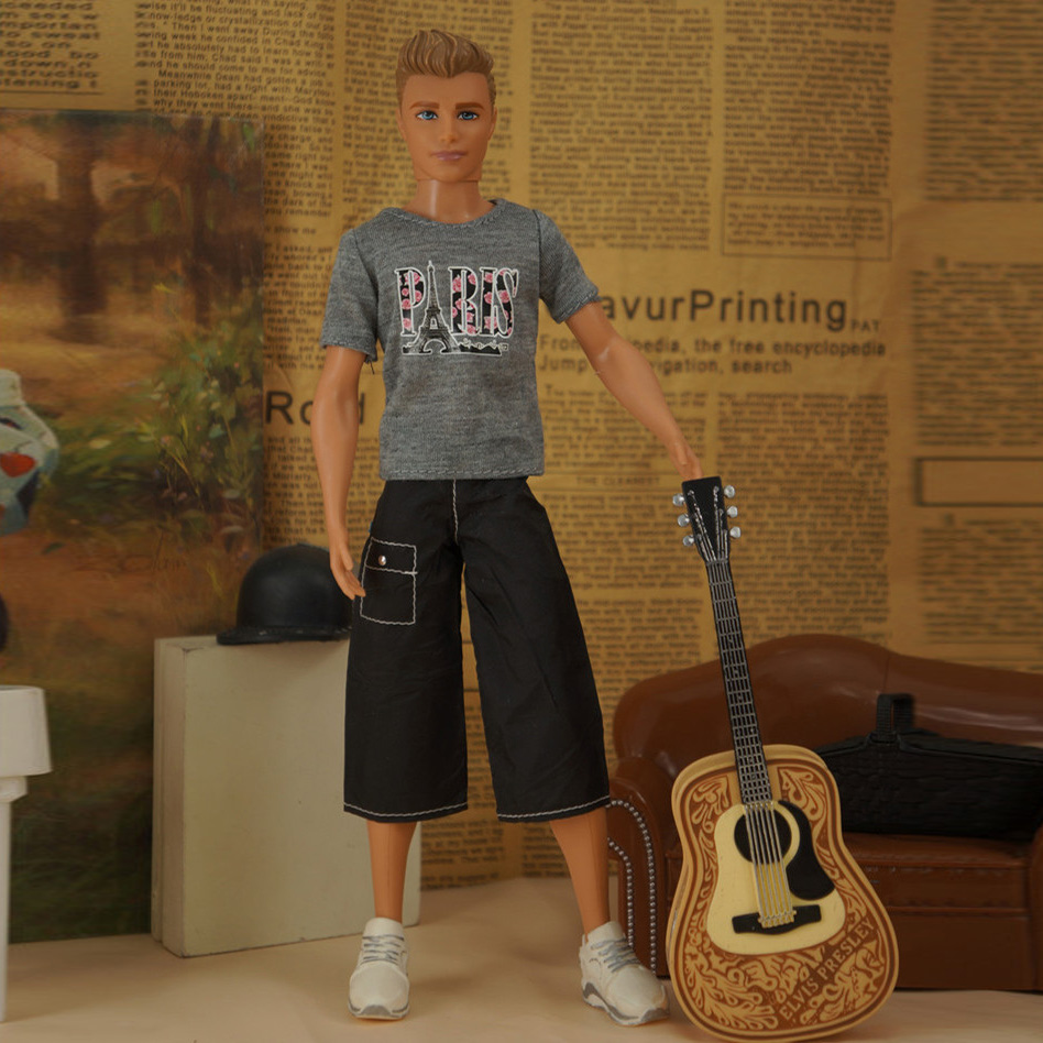 Ken Doll-ropa vaquera, chaqueta vaquera, abrigo, pantalones, Sudadera con capucha, muñeca, novio, ropa Ken, uso diario, traje informal, accesorios para muñecas de 30cm