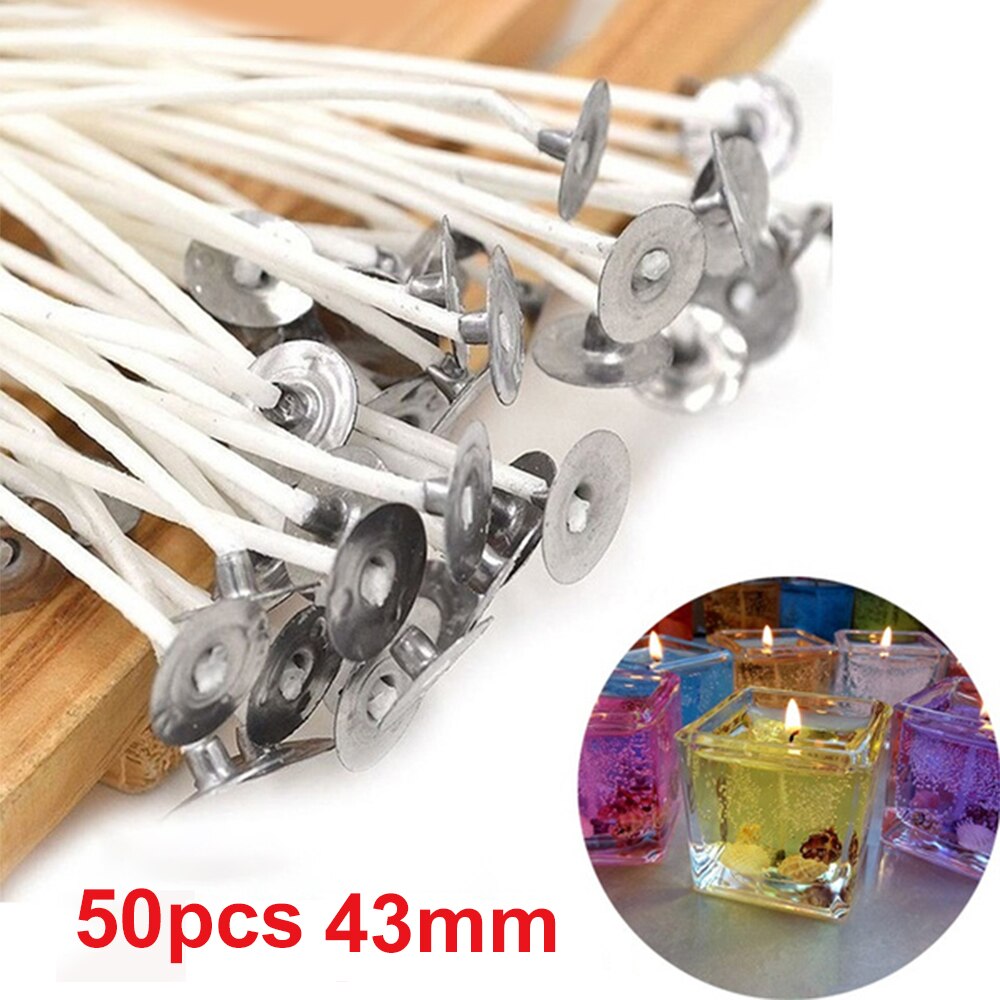 Lamp Katoen Kaars Lamp: 50Pcs 43mm