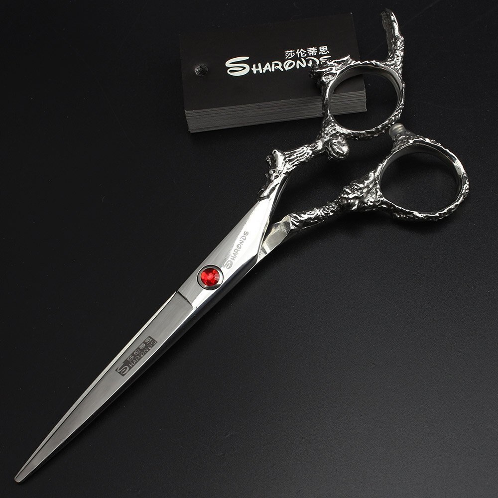 hairdressing scissors 6 inch Hairdressing Scissors Set Salon Stainless Steel Razor cut Haircuts barber Scissors: Cutting scissors