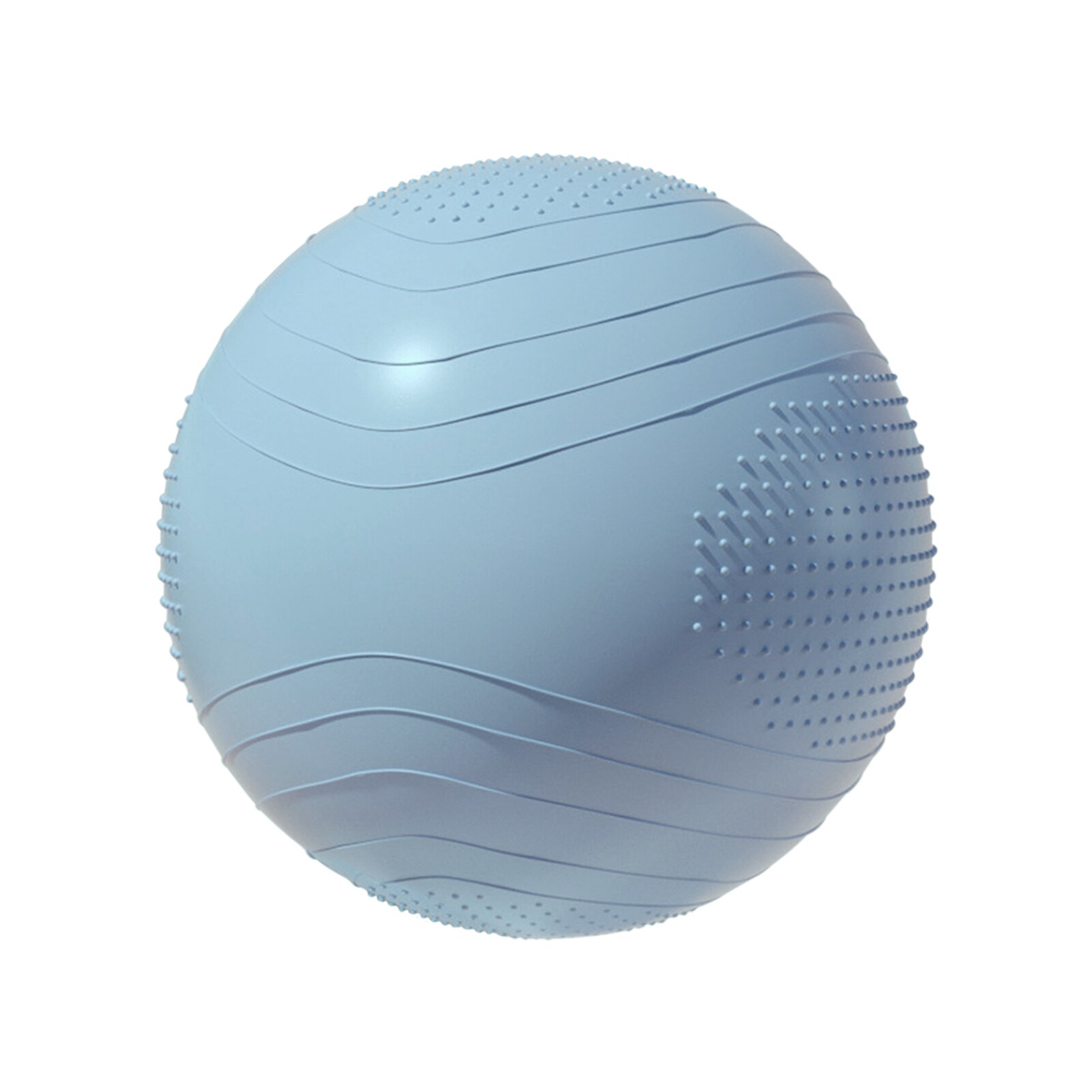 Tragbarer, extra dicker universal-balanceball aus pvc für fitness, yoga, pilates, fitnessstudio, schwangerschaft, sport, indoor-bereich und zuhause. rutschfest.: Blau