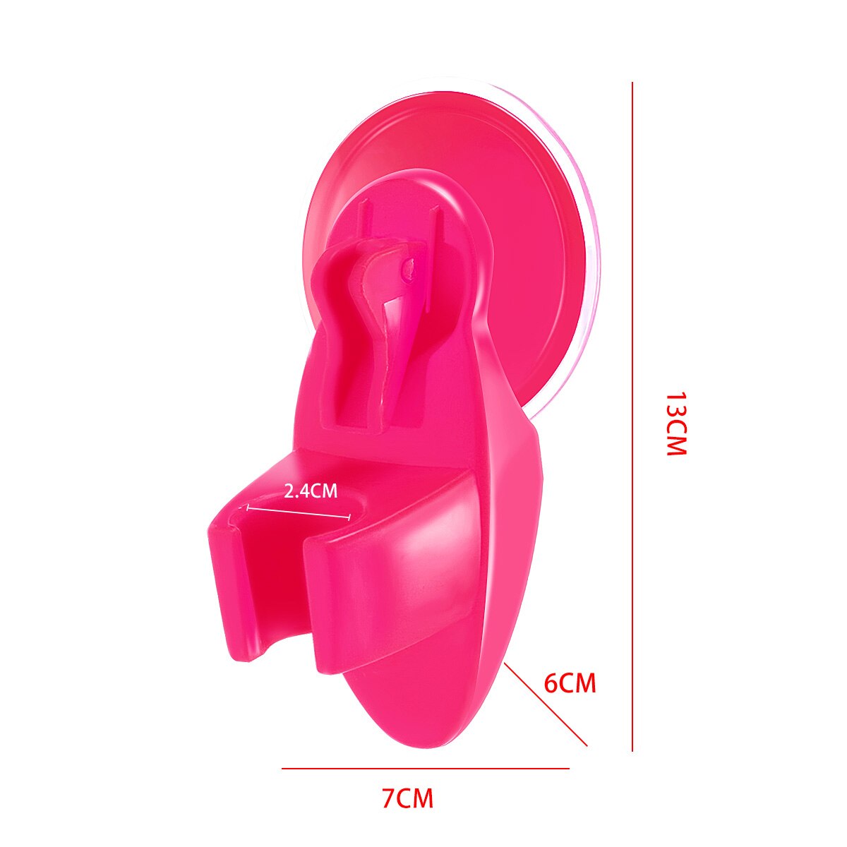 Wall-Mount Verstelbare Krachtige Zuignap Houder Badkamer Douchekop Houder Sucker Rack