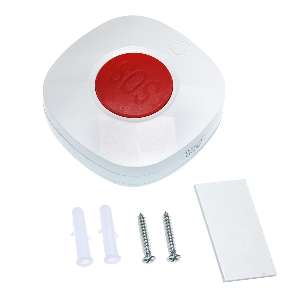 Wireless Remote Call Button SOS/Emergency Button 433MHz Caregiver Pager Alarm Alert System Home Secure Alarm System