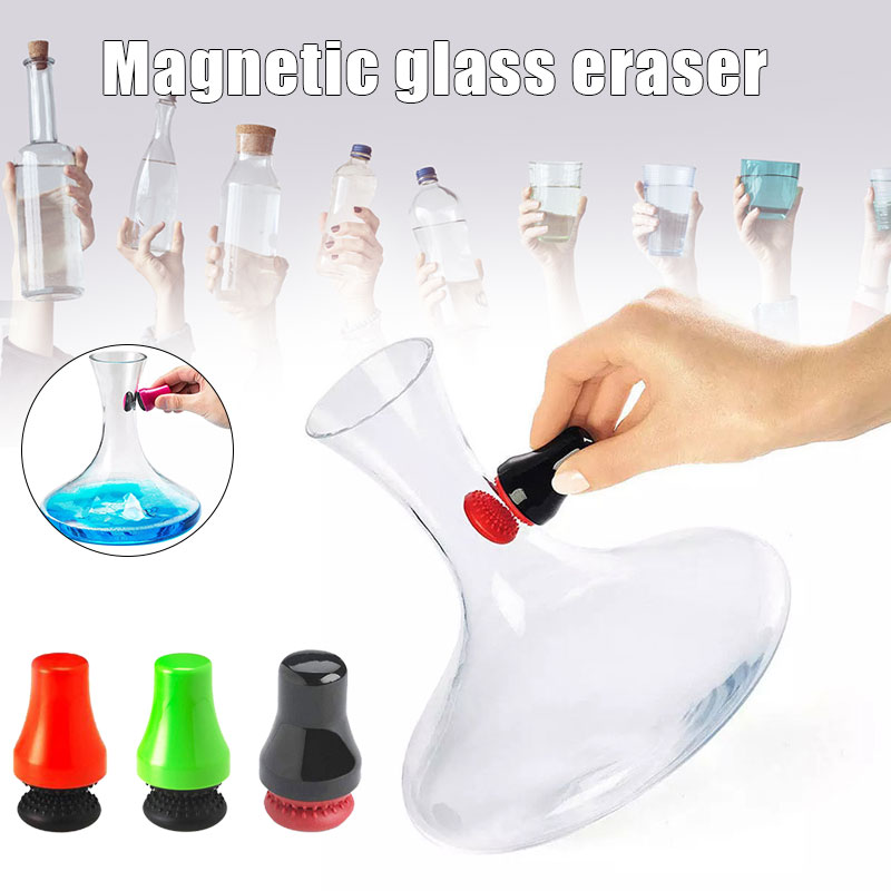 Magnetische Precisie Scrubber Licht Gewicht Glasreiniger Magnetische Borstel Voor Kleine Aquarium Wijn Glas Keukengerei MJJ88