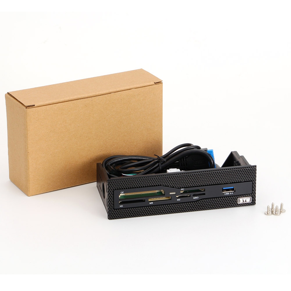 USB3.0 Power PC Case Front CD Driver Panel Multi Slot Internal Card Reader