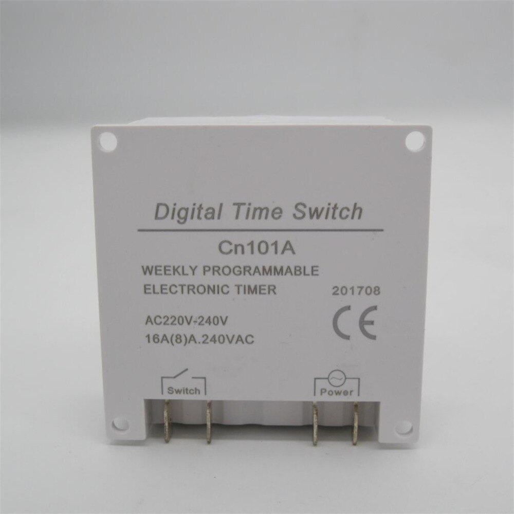 High CN101A DC24V Digital LCD Power Timer Programmable Time Switch Relay 16A timers CN101 timer 24V volt timer