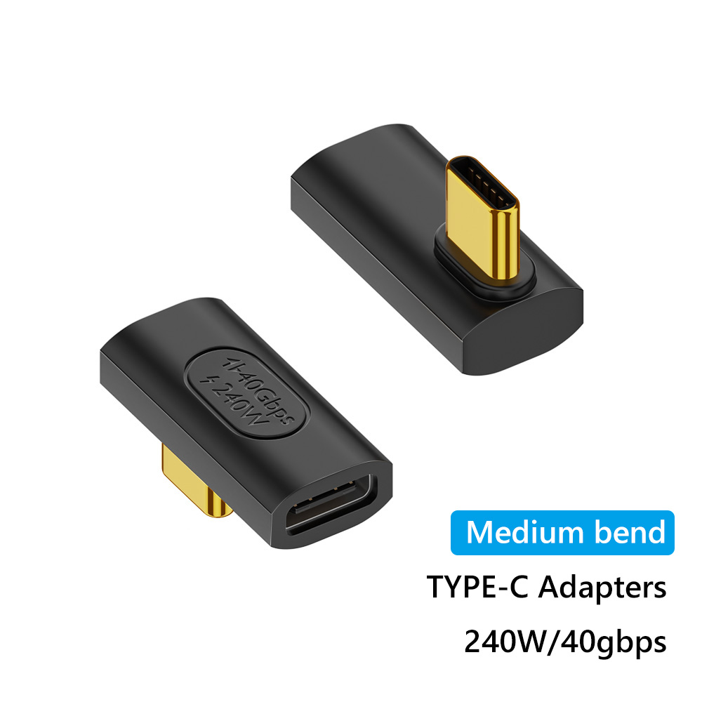 PD240W Fast Charging Adapter USB Type-C OTG Adapter 40Gbps Fast Charging Converter USB 4.0 8K HD Video Audio for Macbook Phone: Orange