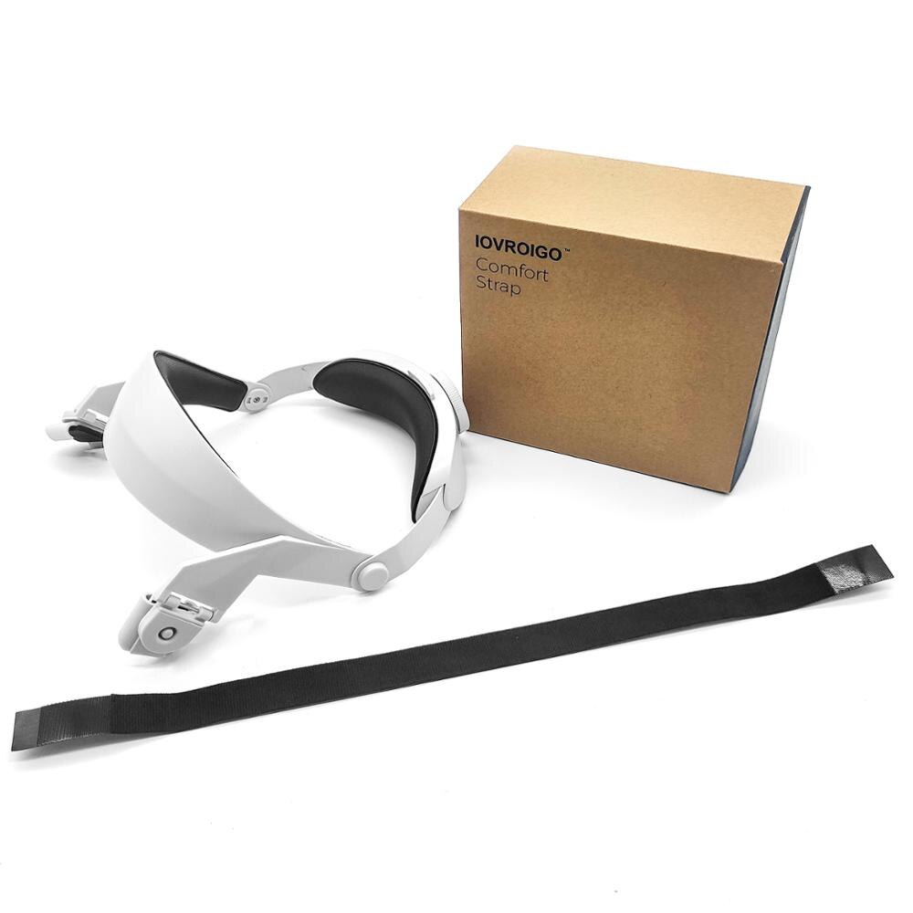 For Oculus Quest 2 Strap VR Adjustable Head Strap Increase Supporting forcesupport and improve comfort-Virtual Reality Access