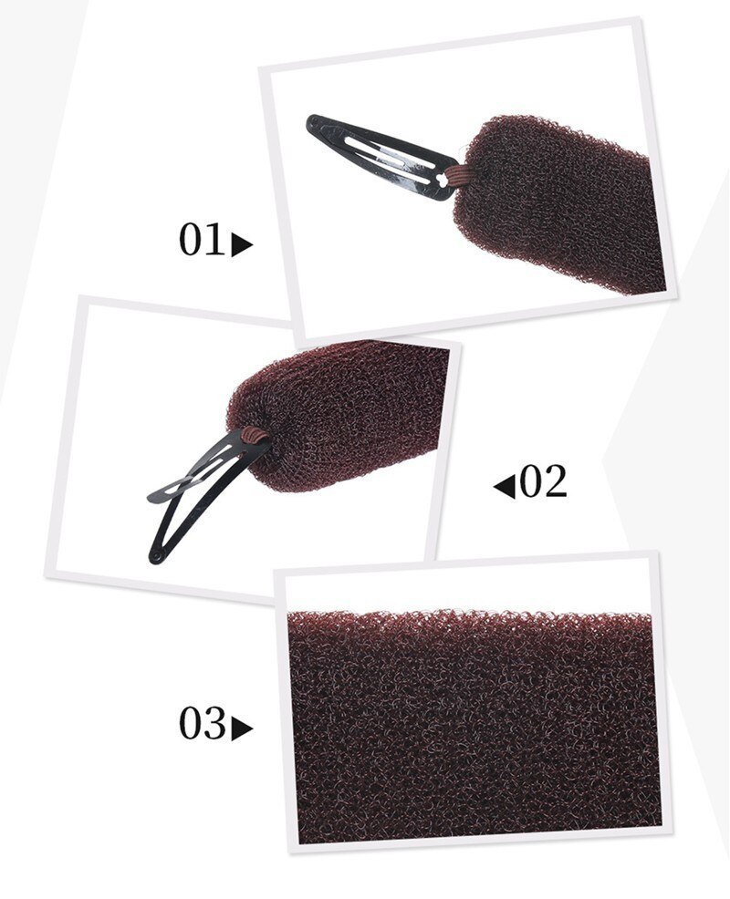 Hårstyling clipstick bollemaskine volumen base bump fletindsats værktøj hårstyling tilbehør til kvinder piger