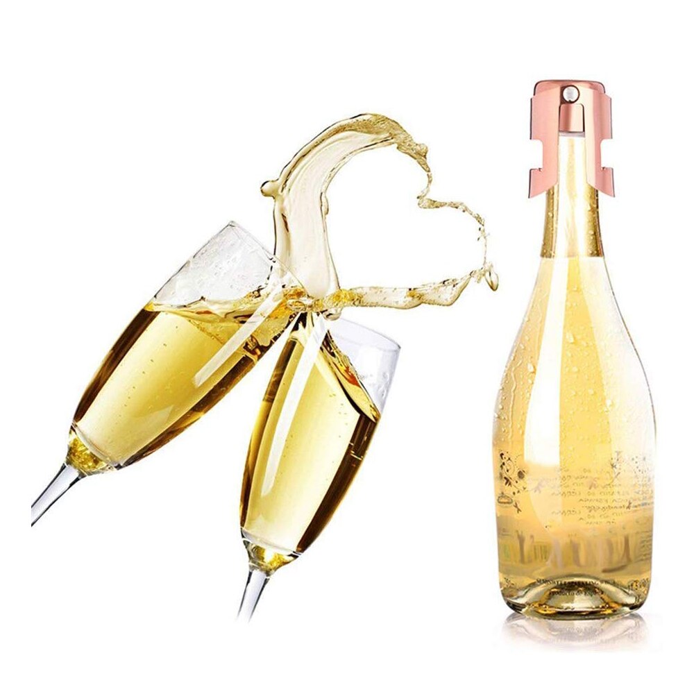 Stainless Steel Champagne Bottle Cap Portable Sealant Bar Cap Wine Bottle Plug Sparkling Wine Champagne Stopper Champagne Cap