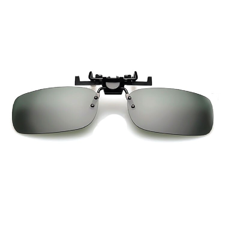 Auto Night Driving Bril Gepolariseerde Clip Op Zonnebril Voor Mannen Vrouwen Nachtzicht Bril Anti-Glare Uva Driver Bril goggle: GY