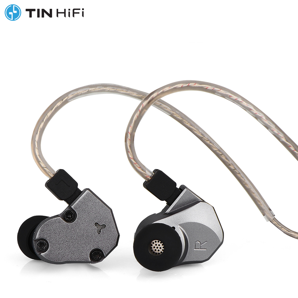 TINHIFI C2 Słuchawki douszne przewodowe Mech Warrior Dynamic Driver IEM LCP PU Composite Diaphragm DD 0.78 2pin CNC Metal Hifi Earphone