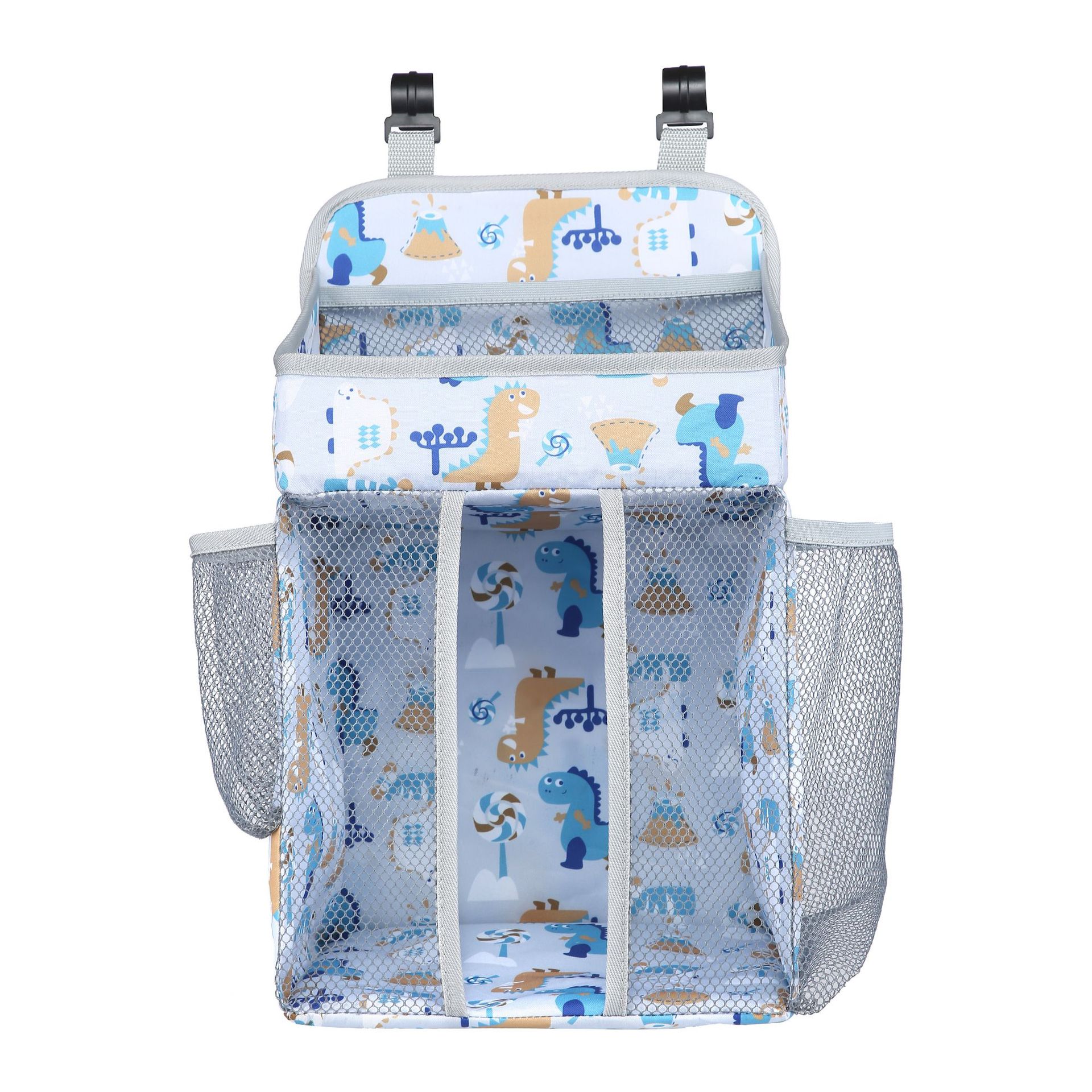 Baby essentials luier opbergzak wieg tas beddengoed set luiertassen draagbare wieg organizer babybedje hangzak voor: Grijs dier