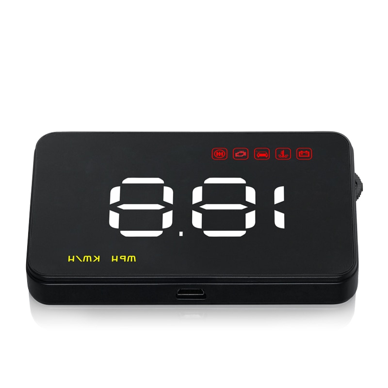 A1000 Car HUD OBD II Head Up Display Overspeed Warning System Projector Windshield Auto Electronic Voltage Alarm Car Styling