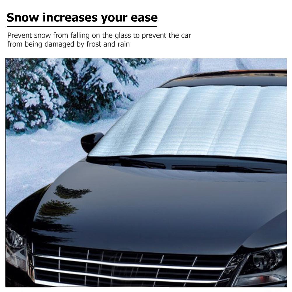 Winter Auto Auto Voorruit Sneeuw Ijs Shield Voorruit Zonnescherm Cover Zonnescherm Visor Voorruit Cover Anti Sneeuw Duurzaam