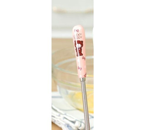 Multifunctionele Keramische Handvat Rvs Hand Ei Kloppers Keuken Gadgets Ei Roeren Garde Roterende Keuken Accessoires: Pink