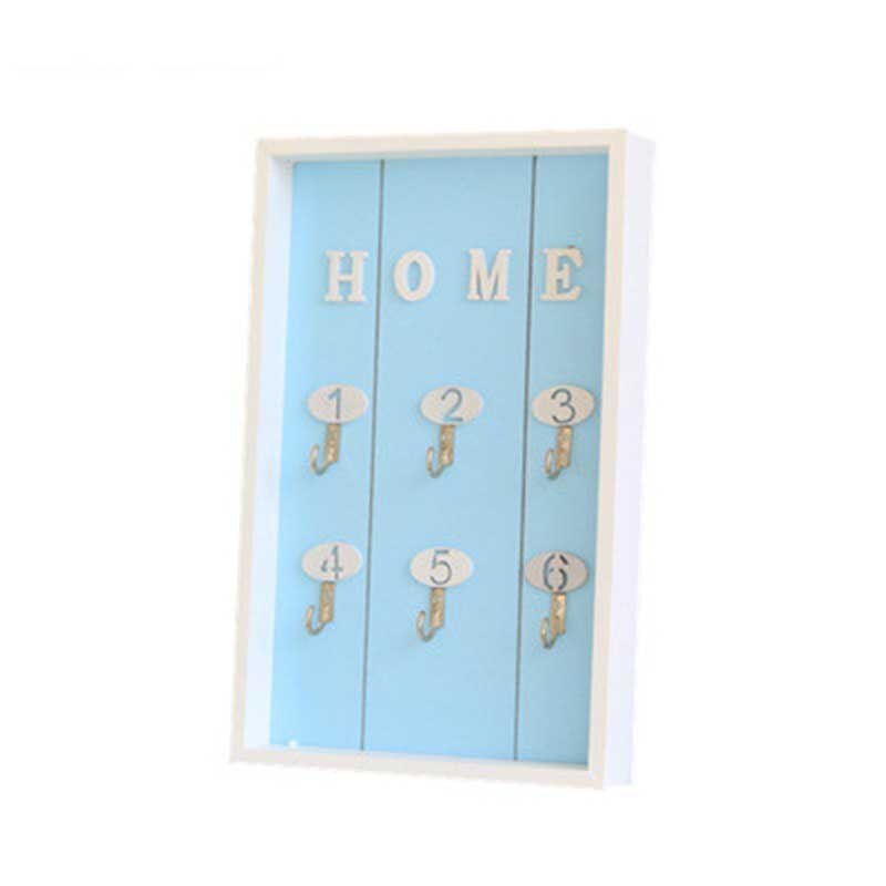 Cajas de madera de estilo nórdico para colgar llaves en la pared artículos diversos estante para organización de la sala de estar decoración de la pared del hogar: 1